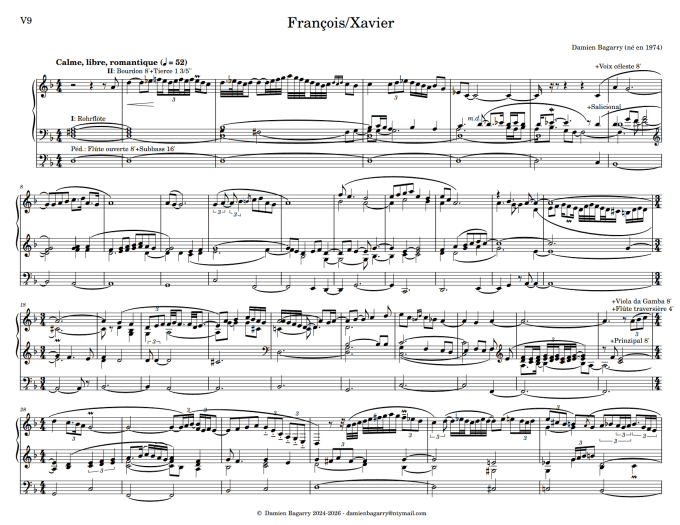 François / Xavier (Orgel / orgue) (format pdf)